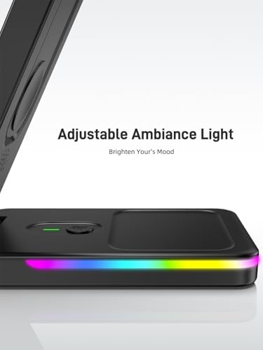Neotrix QI Wireless Charging Hub for Samsung Galaxy Z Flip 6, Watch 7 Ultra & Buds 3 Pro – Versatile 3-in-1 Portable Charger with Advanced Fast Charging Technology – Sleek, Foldable Design for Home and Travel Use