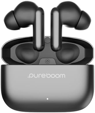 Elevate Your Audio Experience with Pure Gear Pure Boom Orbs Pro Wireless Earbuds – Advanced Active Noise Cancellation for Distraction-Free Listening, Premium High-Fidelity Sound for Audiophiles, Sleek and Durable Zinc Alloy Case for On-the-Go Lifestyle, Effortlessly Compatible with i Phone, Android, Laptops, and TVs – Perfect for Commuters, Fitness Buffs, and Home Music Lovers