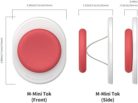 Experience the Ultimate Sinjimoru Magnetic Phone Grip & Holder – Ergonomic Design for i Phone 12-16, Multi-Functional Stand for Hands-Free Viewing, Enhanced 2500 g Magnetic Strength, Soft Silicone Comfort Band, and Stylish Pastel Colors for Personal Expression