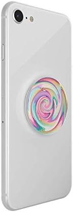 Vibrant Mag Safe Rainbow Glass Pop Socket Grip & Stand – Secure Hands-Free Kickstand for Effortless Wireless Charging and Enhanced Smartphone Functionality