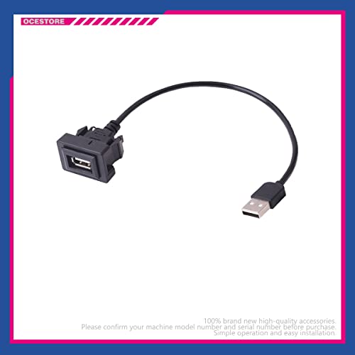 Elevate Your Driving Experience with OCESTORE USB Extension Adapter – Seamless Flush Mount for Toyota Camry, RAV4, Corolla, Highlander, Bully, Vios, ALTIS – High-Speed Charging & Easy Installation for Enhanced Vehicle Functionality