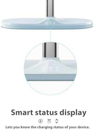 Ultimate 3-in-1 Mag Safe Wireless Charging Station for Apple Devices – Fast, Space-Saving Charger for i Phone 12-16, Apple Watch, and Air Pods – Enhanced Compatibility and Sleek Design for Organized Spaces