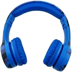 Light Blue Kids Bluetooth Headphones – Safe 93 d B Volume Limitation for Ear Protection – Foldable & Travel-Friendly Design – Built-in Microphone for Hands-Free Calls – Comfortable Wireless Headphones for Toddlers and Children – Perfect for School, Home, and Fun Activities