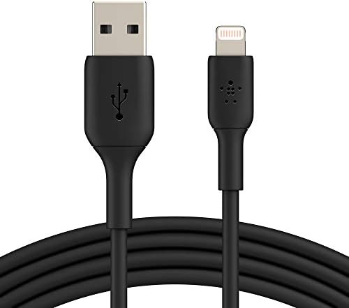 Belkin Boost Charge 9.8 ft Lightning Cable – MFi Certified Apple i Phone Charger for Fast, Convenient Charging – Durable & Tangle-Free USB to Lightning Cord in Sleek White Design – Perfect Length for Uninterrupted Use – Elevate Your Apple Device Experience
