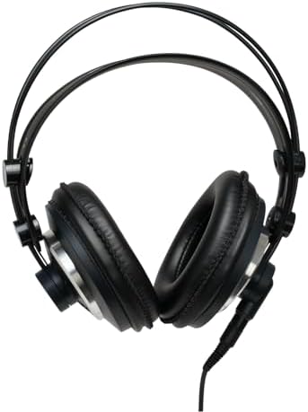 AKG K240 Studio Headphones in Luxurious Gold – Premium Over-Ear Design for High-Fidelity Audio Monitoring – Unmatched Comfort & Durability for Audiophiles and Audio Professionals – Perfect for Studio and Casual Listening