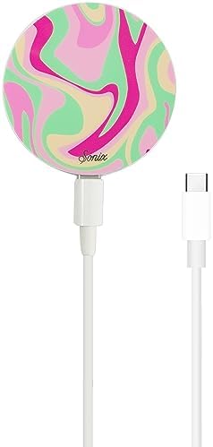 Sonix x Sanrio Hello Kitty & Care Bears Magnetic Mag Safe Charger for i Phone 12-16 Series | 6.5 ft USB-C Fast Wireless Charging Cable | Stylish, Playful, and Efficient Power Solution for Your Device