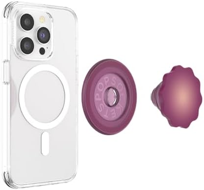 Elegant Red Wine Magnetic Pop Grip for Mag Safe | Customizable Hands-Free Phone Stand & Secure Holder | Ideal Wireless Charging Accessory for i Phone | Elevate Your Mobile Experience with Style and Functionality