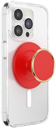 Mag Safe Pop Grip and Stand – Premium Magnetic Phone Accessory for i Phone – Customizable and Swappable Design for Optimal Grip and Hands-Free Convenience – Compatible with Wireless Charging, Elegant Black Finish for Enhanced Mobile Experience