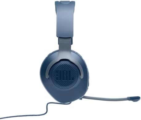 JBL Quantum 100 Wired Over-Ear Gaming Headphones – Unleash Immersive Audio with Detachable Microphone for Ultimate Game Play – Lightweight Comfort Perfect for Long Sessions on All Gaming Platforms