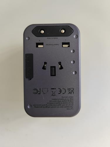 VINTAR Universal Travel Adapter 75 W Ga N Technology: Ultimate All-in-One Power Converter with 3 USB-C PD and 2 USB-A Quick Charge Ports for Global Use – Compact Power Solution for Laptops & Smartphones in 200+ Countries – Reliable Performance with Safety Features for Hassle-Free Charging