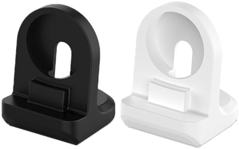 Sleek Dual Silicone Charging Dock Set for Huawei Honor Watch 4/GS3/GS4 – Premium Non-Slip Holder for Secure and Stylish Charging – Ideal Home & Office Solution for Effortless Smartwatch Power-Up – Compact, Lightweight, and Durable Design for On-the-Go Convenience