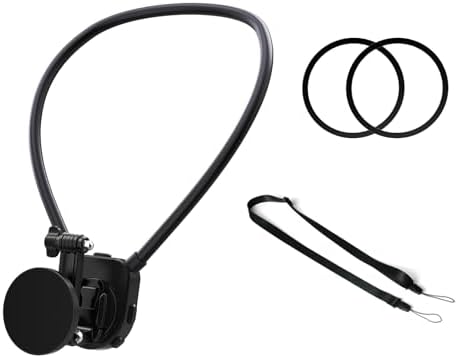 Ultimate POV/VLOG Phone Accessories Kit – Quick Release Neck Mount, Chest Harness & Versatile Backpack Clip Holder – Hands-Free Magnetic Smartphone Mount for Seamless Video Recording & Selfie Capture – Ideal for Content Creators & Adventurers