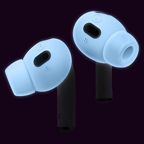 Custom Fit Silicone Ear Tips for Air Pods Pro 2 – 6 Pairs in Large, Medium, and Small Sizes – Superior Comfort and Noise Isolation – US Patent Protected – Essential Accessory for Apple Earbuds Enthusiasts
