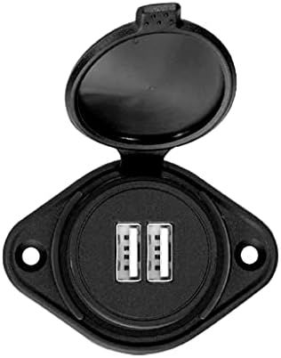 Experience Unmatched Charging Efficiency with the Magnadyne Dual USB AUX-USB Surface Mount Charger – 5 V/4.8 A for RVs, Cars, and Trucks – Rapid Power for All Your Devices on the Go!