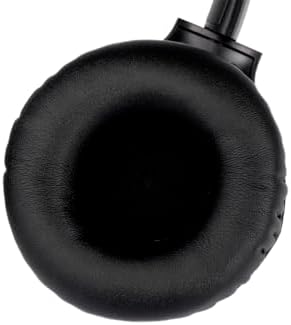 Monoprice WFH 3.5 mm + USB Wired On-Ear Headset for Remote Work & Online Learning – Lightweight Design, In-Line USB Controller for Volume & Mute – Ideal for Virtual Meetings with Enhanced Audio Clarity – Sleek Black Finish, Comfortable All-Day Wear