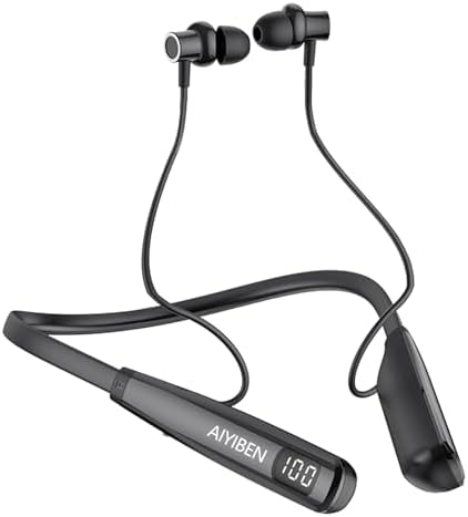Unleash Your Workout Potential with Y10 Neckband Bluetooth Earbuds: 100-Hour Playtime, Waterproof Design, and Advanced Noise-Canceling Technology for Ultimate Comfort and Focus During Exercise – Ergonomically Crafted with Integrated Mic for Effortless Connectivity and Unmatched Sound Quality