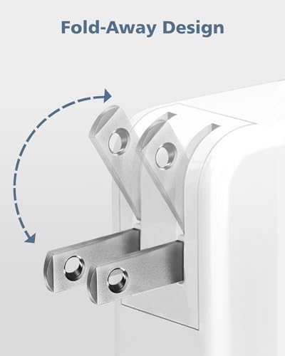 Elevate Your Charging Experience with the 100 W USB-C Fast Charger for Mac Book Pro – Versatile Power Solution for Mac Book Air, i Pad Pro, and All USB-C Devices – Ultra-Lightweight, ETL-Certified Adapter with Advanced Safety Features – Ideal for Home and Office Use, Backed by a Hassle-Free 90-Day Satisfaction Guarantee