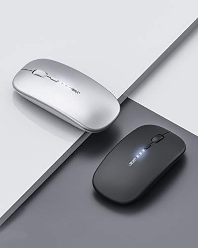 Elevate Your Productivity with the INPHIC M1 II Tri-Mode Wireless Mouse – Lightweight 80 g Bluetooth 5.0/4.0 & USB Connectivity, Ergonomic Design, Visible Battery Indicator & Type-C Charging for Windows, Mac, Tablets & Laptops – Sleek Black Finish for Ultimate Versatility