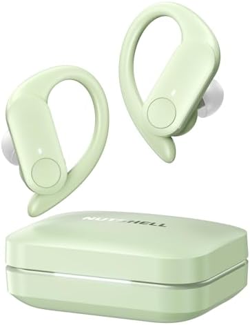 Maximize Your Fitness Journey with NS18 Wireless Earbuds – 12-Hour Playtime, Sweatproof Design, Tailored Sound via Custom App, and Robust 13 mm Bass Drivers for Deep Audio Experience, Featuring Bluetooth 5.3 for Seamless Connectivity (Black) – Ideal for Active Lifestyles and Audiophile Enthusiasts