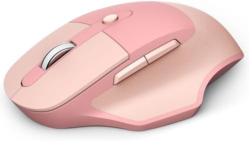 Adorable Pink Cat Wireless Silent Mouse – 2.4 GHz Plug and Play Optical Companion for Laptop & PC – Compact, Noise-Free Design Perfect for Home, Office, and Study Sessions – Cute Cat-Themed USB Nano Receiver Included