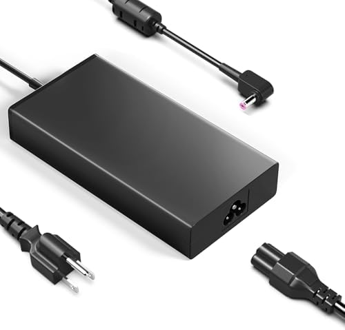 Ultimate 135 W AC Power Adapter for Acer Nitro 5 Series Gaming Laptops – High-Efficiency 19 V 7.1 A Charger Compatible with AN515 & A715 Models | Smart Safety Technology with CE/FCC/ROHS Certification | Durable 5.5 mm x 1.7 mm Connector | Optimal Performance for Gamers & Professionals | Advanced Overcurrent & Overheat Protection for Reliable Charging | Premium Quality Built to Last with High-Density Cable Design | Hassle-Free 30-Day Refund Policy & 24/7 Customer Support | Engineered for Seamless Integration with Your Acer Nitro 5 Experience