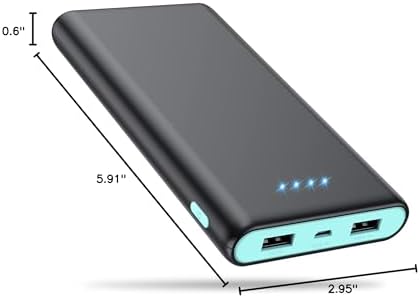 High-Capacity 25,800 m Ah Portable Charger Power Bank – Fast USB C Charging with Intelligent Smart IC, 3 USB Ports for Multi-Device Support – Ideal for i Phone 16/15/14, Galaxy, & Android – Reliable Power On-the-Go