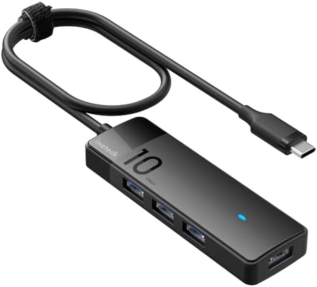 Inateck 10-in-1 USB C Docking Station – Ultimate 4 K 60 Hz HDMI Hub with RJ45 Ethernet and 100 W Power Delivery for Seamless Device Connectivity on Windows, Mac, and Linux – Optimize Your Workspace and Boost Productivity