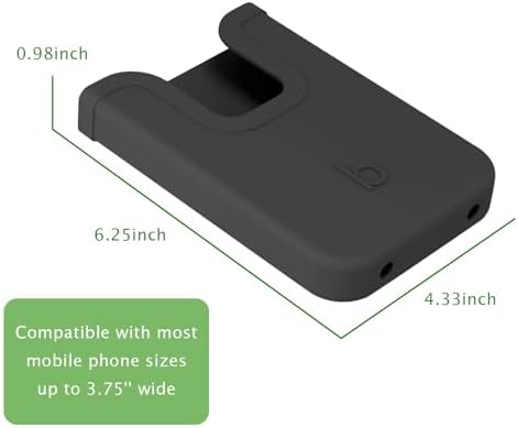 Silicone Phone Holder for Bogg Bags – Stylish and Functional Beach Accessory for i Phone & Android – Lightweight, Easy-to-Clean Vibrant Blue Attachment for Secure Device Protection During Outdoor Activities – Perfect for Sand and Surf Adventures