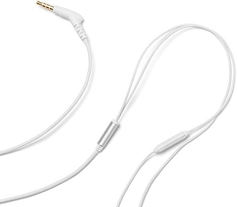 Elevate Your Sound Experience: Symphonized ALN Premium Wood Noise-Isolating In-Ear Headphones with Mic – Lightweight, Durable, and Compatible with All Devices (White)