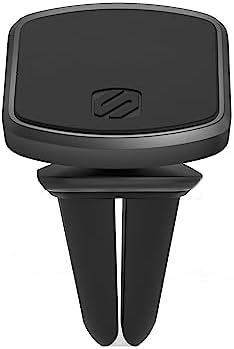 Scosche Magic Mount Elite Magnetic Vent Holder for Smartphones – Space Gray | Hands-Free Driving Accessory with 360-Degree Rotation and Universal Compatibility | Durable Adjustable Phone Cradle for Safe Navigation and Connectivity in Your Car