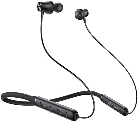 Home Spot JY300 Wireless Neckband Headphones – Elevate Your Audio Experience with 40-Hour Battery Life, Advanced apt X HD & LC3 Support, and Auracast Multi-Device Connectivity – Ideal for Gaming, Fitness, and Daily Commutes – Ergonomic Design for Ultimate Comfort and Premium Sound Quality