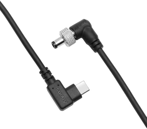 Alvin’s Cables Premium PD USB-C Type-C to Lock DC 12 V Coiled Power Cable – Enhanced Durability and Flexibility for Optimal Performance with Blackmagic, Atomos, Small HD, and Feelworld Monitors – Secure Locking Mechanism and Fast Charging for Streamlined Filming Experience