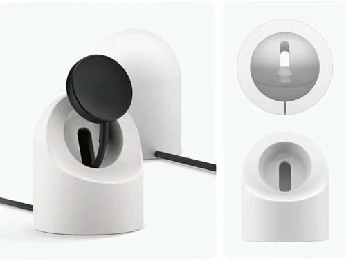 Stylish Cartoon Silicone Apple Watch Charging Dock – Enhanced Nightstand Compatibility for All Series Ultra/8/SE2/7/6/5/4/3/2/1 – Fast-Charging Solution with Tidy Cable Management for Personalized Décor and Elevated Viewing Experience