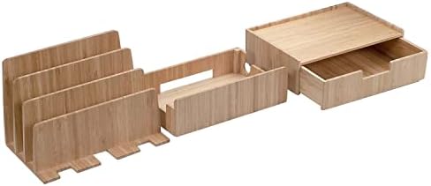 Eco-Friendly Bamboo Multi-Device Charging Station with 6-USB Hub – Universal Organizer for Smartphones, Tablets, and Laptops – Fast Charging Power Supply for a Clutter-Free Workspace