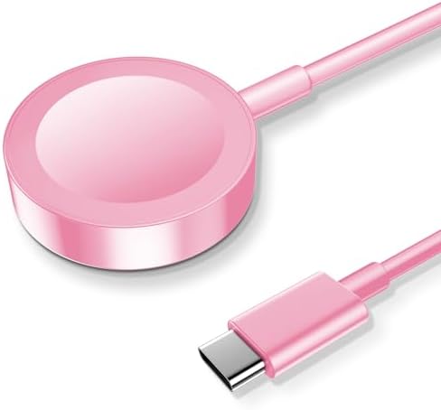 Revolutionary USB-C Magnetic Charging Cable for Apple Watch – High-Speed 6.6 FT Charging Solution Compatible with All Series Models Including Ultra2/Ultra/8/7/6/SE/SE2/5/4/3/2 – Elegant Black Design Ideal for Home and Office Use – Durable Smartwatch Charger for Optimal Performance and Convenience