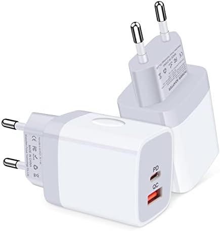Universal Travel Adapter Kit: 20 W Fast Charging USB-C Converter for US to UK – Dual Port Compatibility for i Phone 16-11 Pro Max, Samsung Galaxy S24, Google Pixel – Lightweight and Compact Travel Essential for Effortless Power on the Go