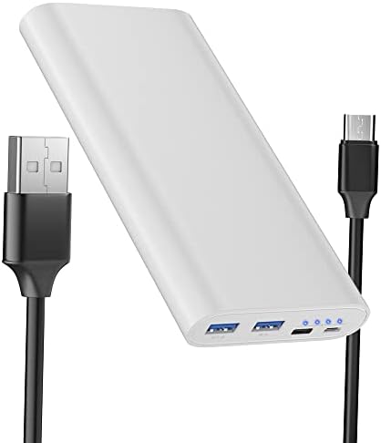 26800 m Ah High-Capacity Portable Power Bank – Dual USB & USB-C Fast Charger for i Phone 16/15/14/11 Pro Max, Samsung S22/S23, Google Pixel 6 & More – Lightweight Green Design for Ultimate Portability and Device Compatibility
