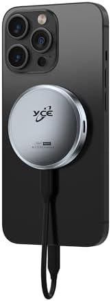 Magnetic M.2 2230 NVME SSD Enclosure for i Phone 15/16 Pro Max – Ultra-Fast USB C 3.2 Gen2 10 Gbps External Storage with 100 W PD Charging, Durable Aluminum Case for Android, i Pad & Mac Book – Expand Your Mobile Storage Effortlessly