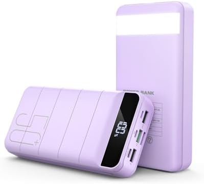 High-Capacity 50000 m Ah Portable Power Bank with Fast Charging 22.5 W – Multi-Device USB-C Battery Pack for i Phone, Samsung Galaxy & More – Ultimate Reliability for On-the-Go Charging