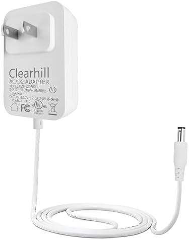 Versatile 24 V 2.5 A 60 W Wall-Mounted Power Supply Adapter for LED Strip Lights, Routers, Cameras – Durable 1.2 m Cable with DC 5.5 x 2.1 mm Connector for Enhanced Device Versatility and Efficiency – Optimize Your Power Management System Today!