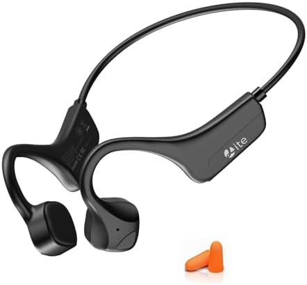 Revolutionary Waterproof Bone Conduction Bluetooth Earbuds – Open-Ear Design Perfect for Active Lifestyles with Youth Whisper Technology and Integrated Microphone for Superior Sound Clarity and Effortless Hands-Free Calls