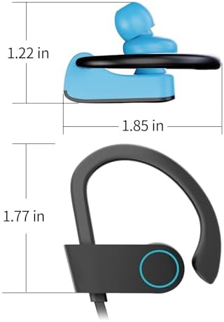 Boean Bluetooth 5.3 Wireless Earbuds – IPX7 Waterproof Running Headphones with 16 Hours Battery Life, Immersive Stereo Sound Isolation, and Enhanced Device Compatibility for Workout Enthusiasts and Active Lifestyles