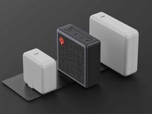 Power Up with the 65 W Ga N USB-C Charger – Triple Port Fast Charging Adapter for i Phone 16/15/14, Galaxy S24/S23, Mac Book Pro/Air & Pixel 8 – Eco-Friendly, Lightweight, and Travel-Ready Power Solution for All Your Devices