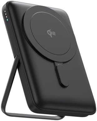 Mayfeel Magnetic Power Bank: Qi2 Certified 15 W Wireless Charger with 30 W Wired Fast Charging, 10,000 m Ah Capacity, and U-Shaped Stand – Perfect for i Phone 16/15/13/12 Series and Qi Devices – Experience Unmatched Efficiency and Convenience