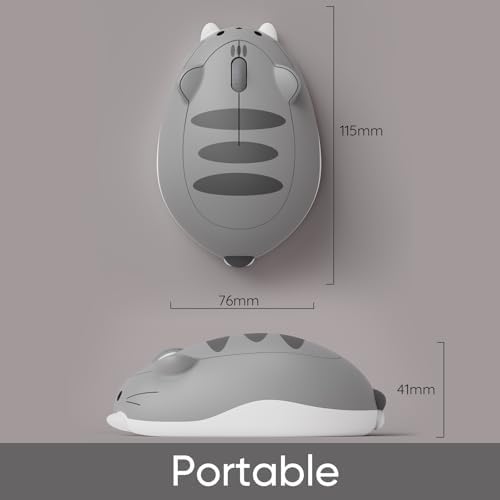 Akko Cat Theme Pink Wireless Gaming Mouse – Tri-Mode Connectivity for Seamless Use Across Devices, Adorable Cartoon Design for Enhanced Aesthetic, Ergonomic & Lightweight for Extended Comfort, Ideal for Mac & Windows Users – Elevate Your Gaming Experience with Style!