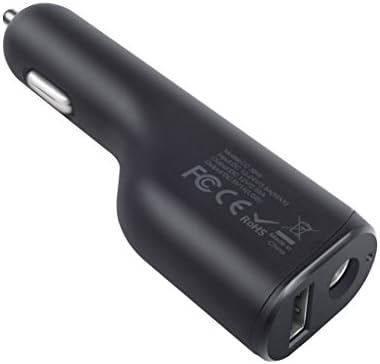 Rapid Charge 36 W Car Charger for Microsoft Surface Pro & Laptop – Dual Charging with USB 2.0 Port, 5 Ft Cord & Travel Pouch – Perfect for Surface Pro 3/4/5/6, Surface Book, and Surface Go Models – Enhanced Compatibility for On-the-Go Professionals