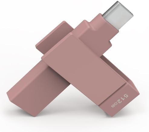 Elevate Your Data Management with the 128 GB Morandi Pink Apple MFi Certified i Xflash Flash Drive – Dual USB Type A & C for Effortless i Phone and i Pad Photo Backup, Fast Transfers, and Stylish Portability