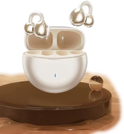 Revolutionary Bone Conduction Bluetooth Earbuds – Lightweight Clip-On Headphones for Active Lifestyles, Perfect for Sports and Outdoor Adventures – Sweatproof, Open Ear Design for Enhanced Comfort and Safety – Stay Aware While Enjoying Premium Sound Quality – Ideal for Commuters, Joggers, and Fitness Enthusiasts – Effortless Wireless Connectivity with Fast Pairing for Uninterrupted Listening – Durable and Portable for Everyday Use – Elevate Your Audio Experience with Innovative Technology that Combines Style and Functionality.