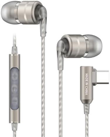 Unleash Superior Sound Quality with Sound MAGIC E80 D Digital USB-C Wired Earbuds – Ultimate Hi-Fi Stereo Performance, Deep Bass Response, and Exceptional Noise Isolation for Android Users, Stylish Gunmetal Design Ideal for Music and Hands-Free Calls