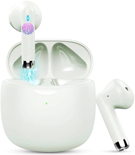 Discover the Ultimate Pink Bluetooth 5.4 Earbuds – Premium Noise Cancellation, IP7 Waterproof Design for Active Lifestyles, Up to 32 Hours Playtime, Perfect for Fitness Buffs and Frequent Travelers, Effortlessly Syncs with Android & i OS Devices